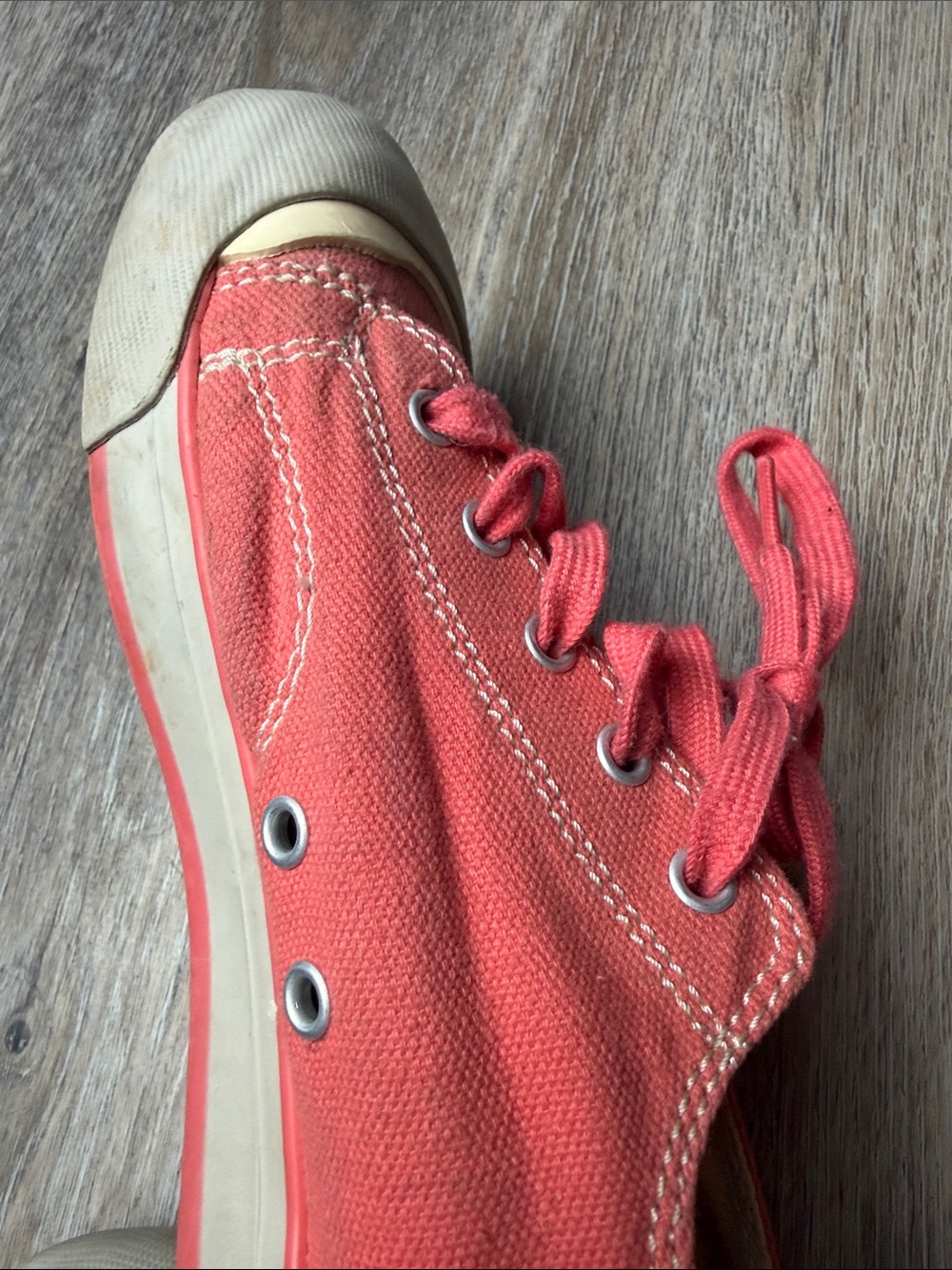 KEEN Coronado Canvas Sneakers Coral/Pink Size 4 Youth/Women’s 5.5-6 - Picture 11 of 13